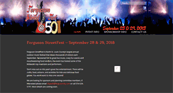 Desktop Screenshot of fergusonstreetfest.com